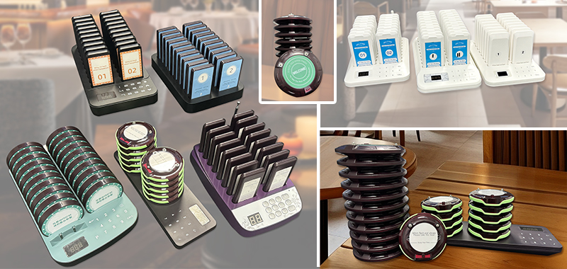 Wireless guest pager system product lineup for STMITE guide