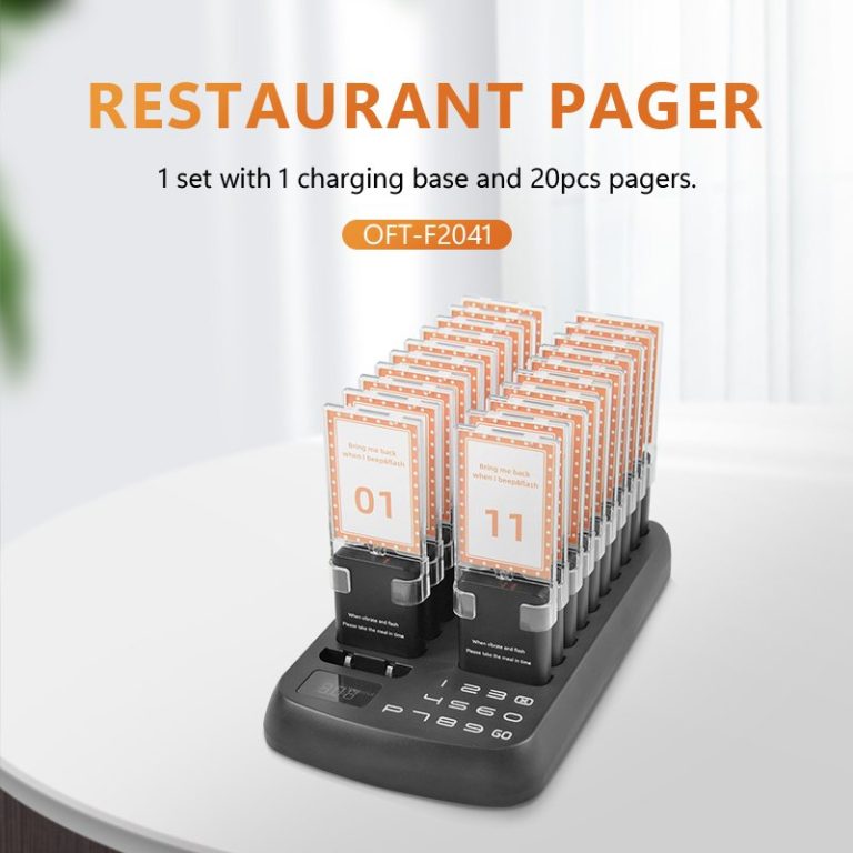 STMITE-20-F41 wireless guest pager system full kit